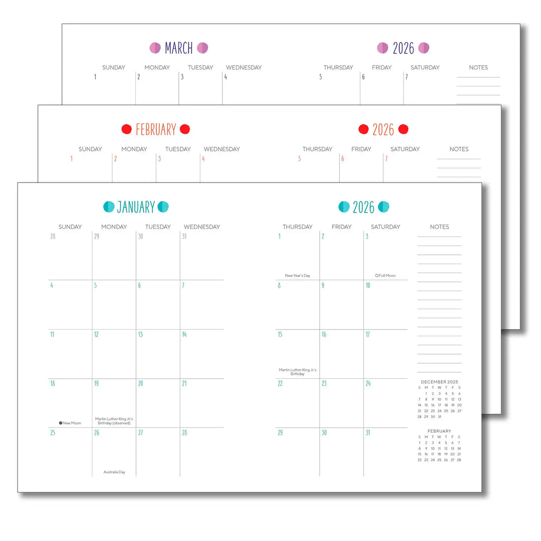 2026 Fresh & Colorful High Note® Softcover Planner (Aug 2025 - Dec 2026)