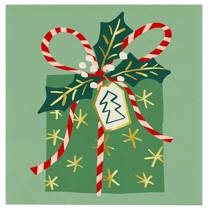 Ceramic Napkin Tray + Napkins - Present