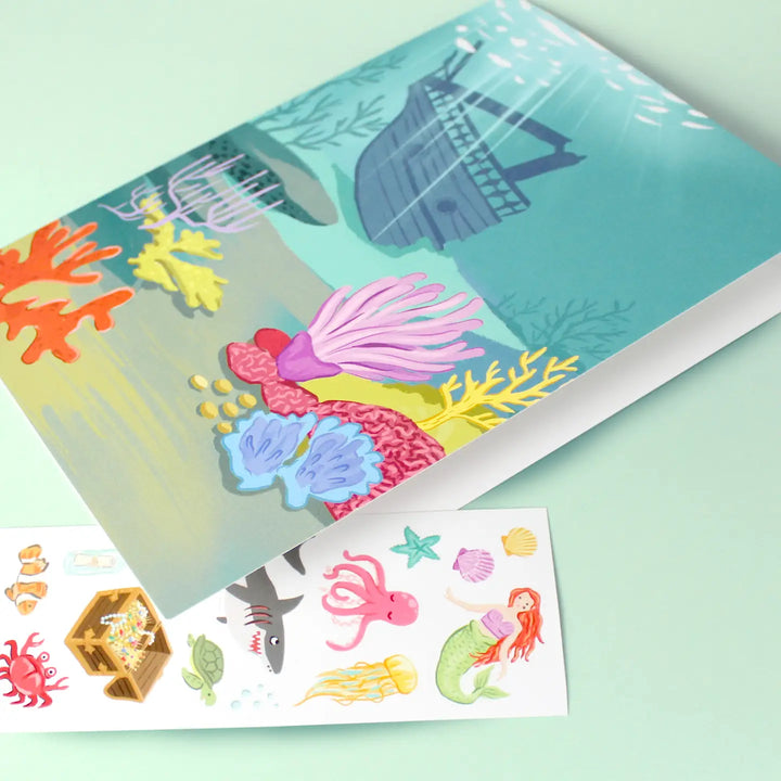 Sticker Scene Card - Under the Sea