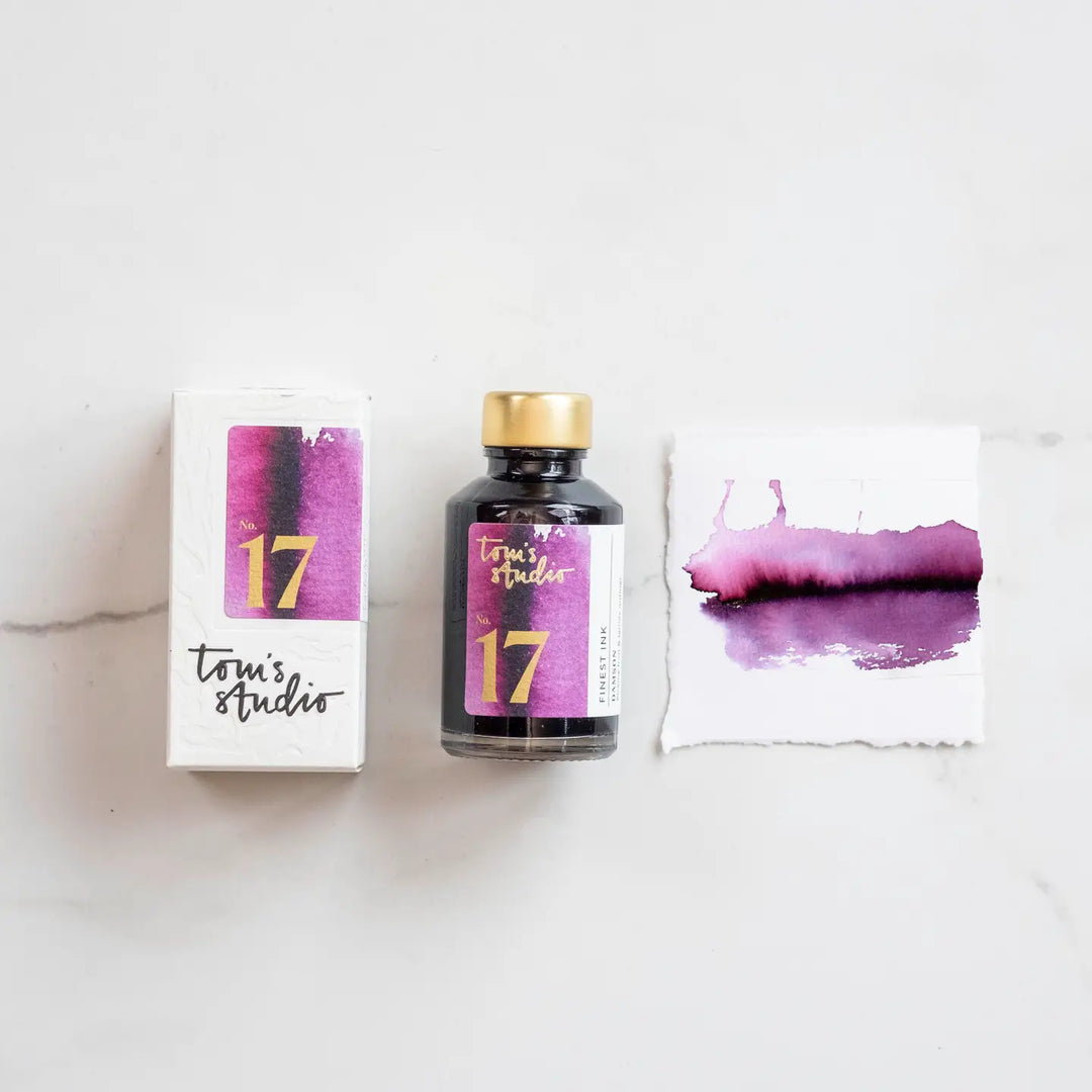 Tom's Studio Ink - 17 Damson (50ml Bottled Ink)