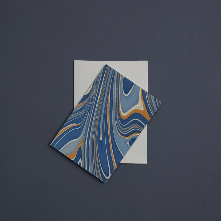 Boxed Artisan Notecard Set - Sandook Sapphire