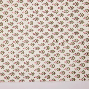 Hand Block Printed Gift Wrap Sheets - Buti Blush (Roll)