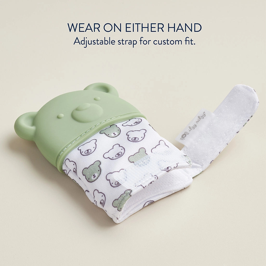Itzy Mitt™ Silicone Teething Mitt (multiple designs)