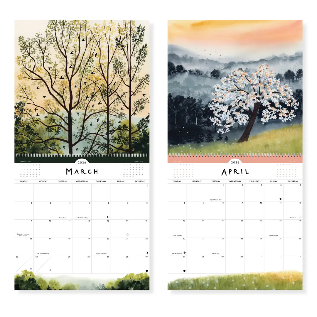 2026 Morning + Evening Wall Calendar