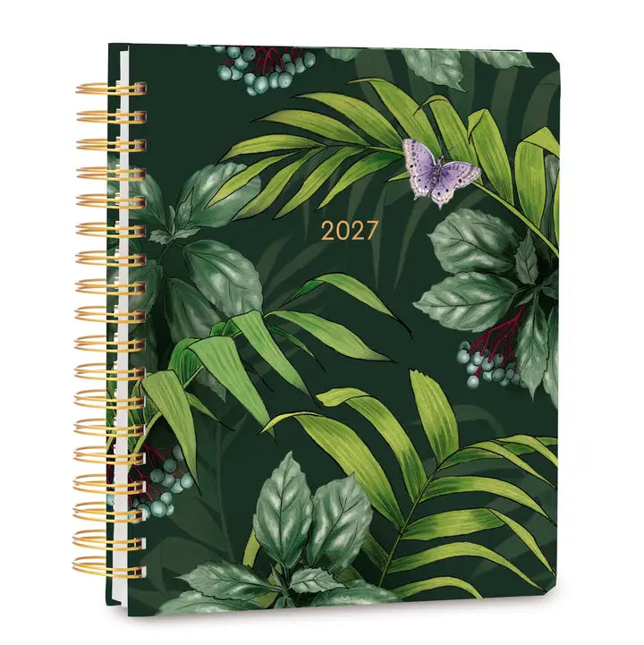 2027 Greenery High Note Deluxe Hardcover Planner
