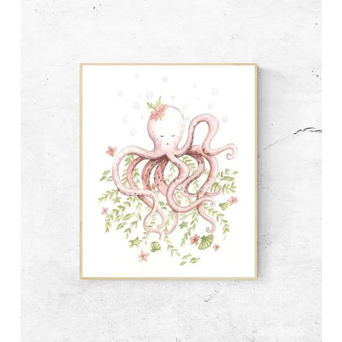 Octopus Kids Art Print