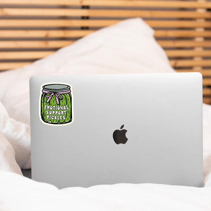 Emotional Support Pickles Sticker