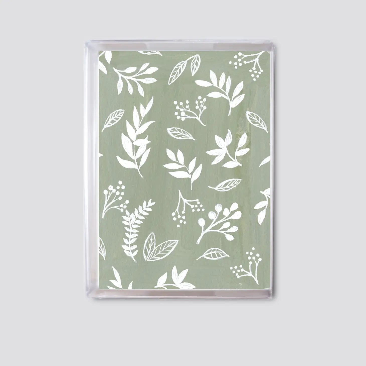 Mini Green Botanicals Card (Set of 8)