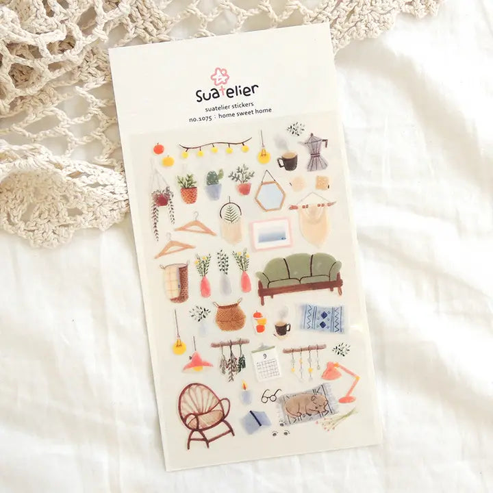 Sticker Sheet - Home Sweet Home