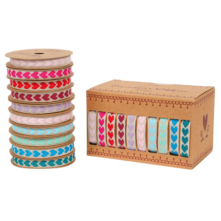 Heart Ribbon (Set of 10)