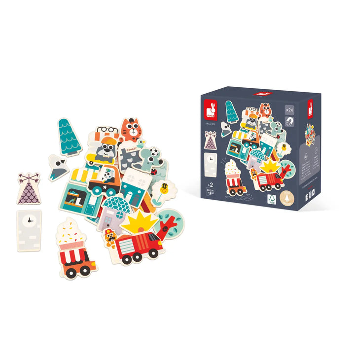 City Magnets - 24 Pieces