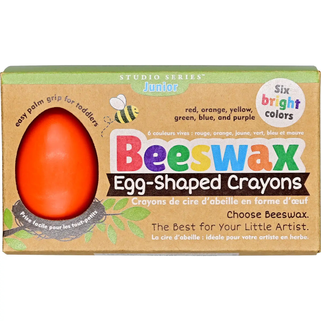 Studio Series Junior Beeswax Egg-Shaped Crayons