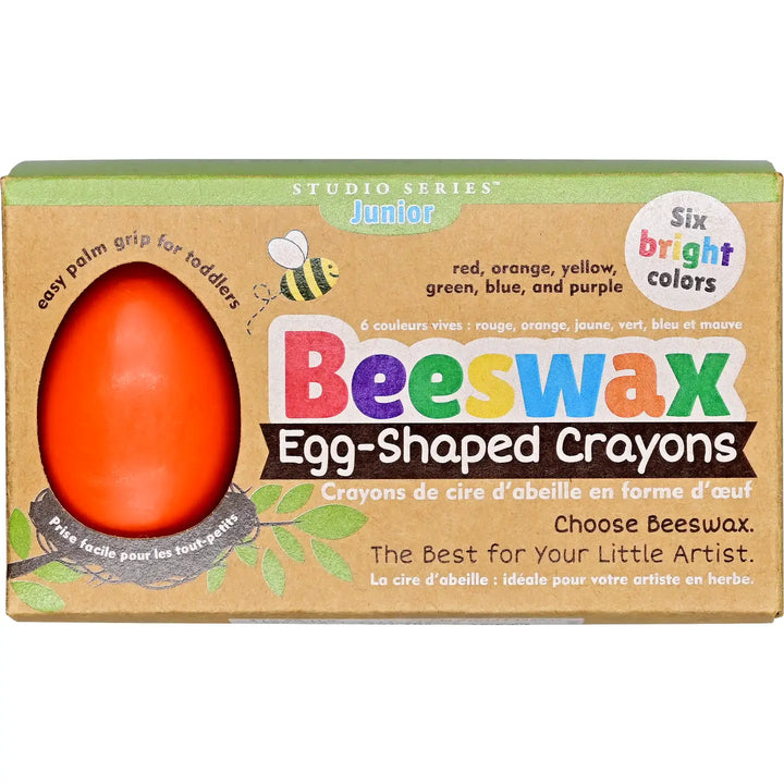 Studio Series Junior Beeswax Egg-Shaped Crayons
