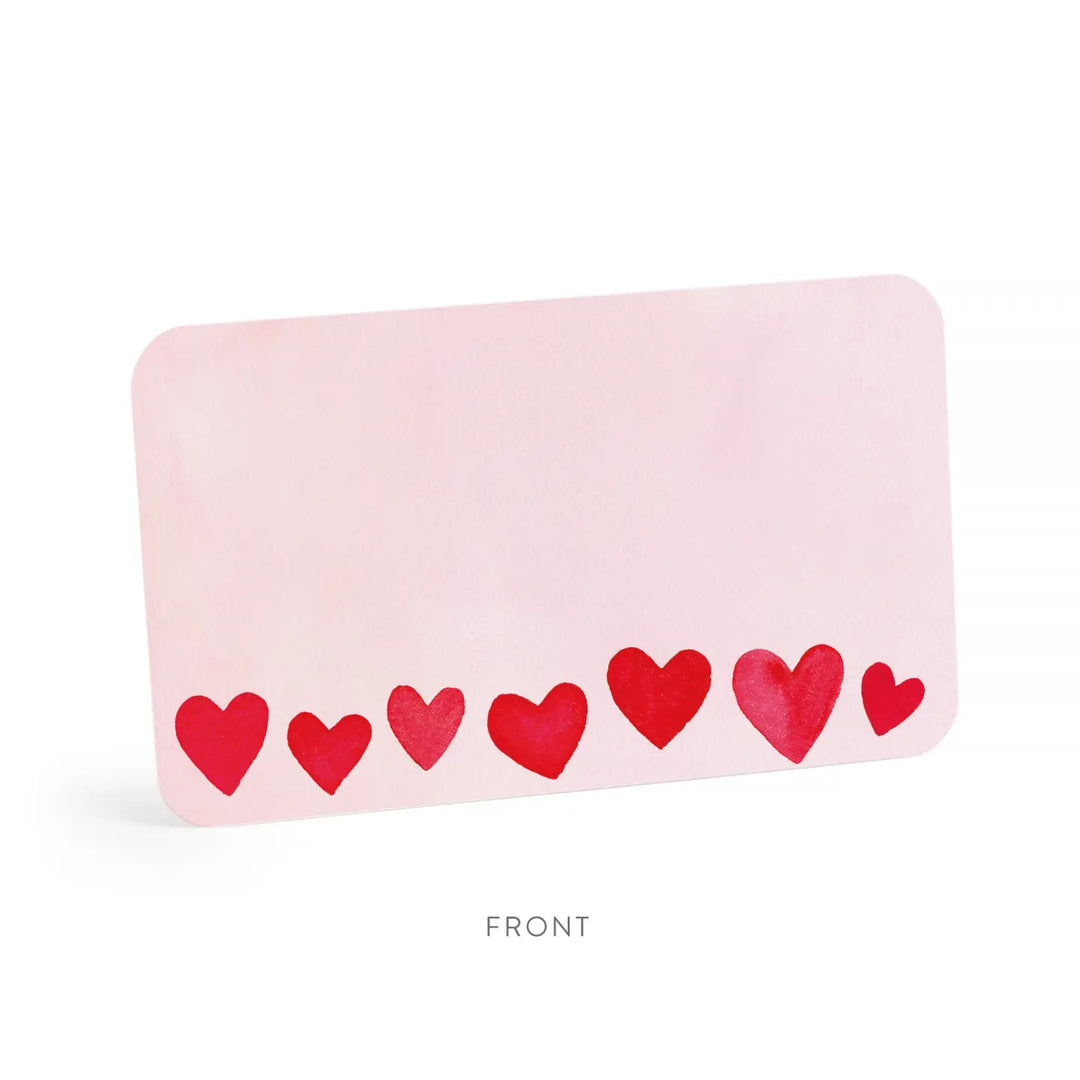 Mini Hearts Blush Little Notes - 55 count