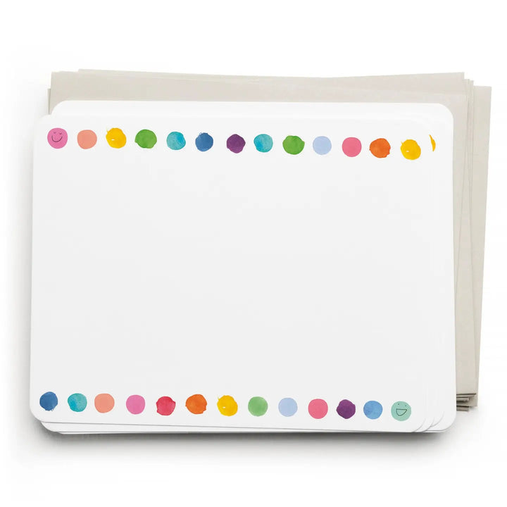 Happy Dots Flat Notes (Set of 8)