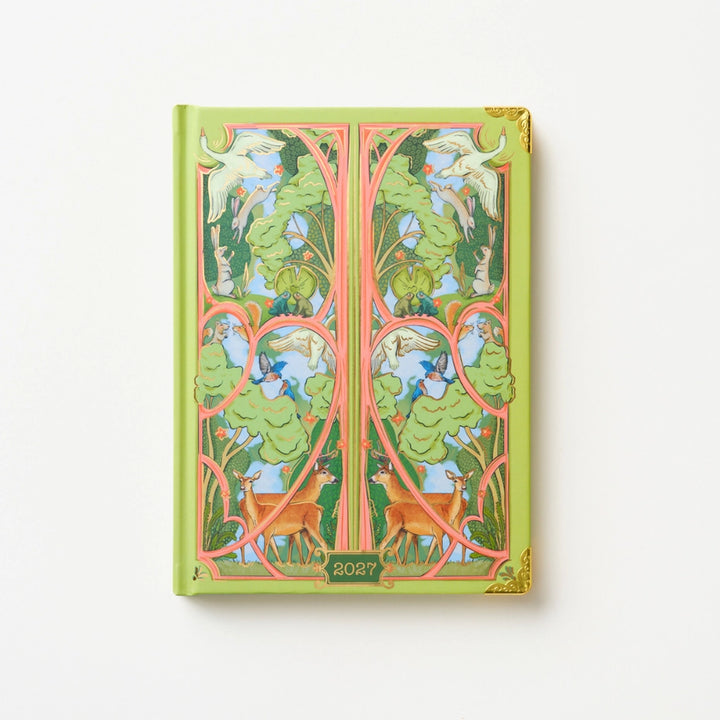 Woodland Scene Weekly Medium Bound Planner (Jan-Dec 2027)