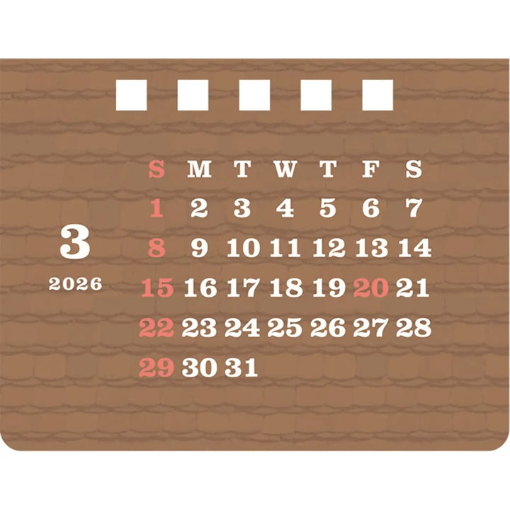 House Calendar 2026 - Flowers