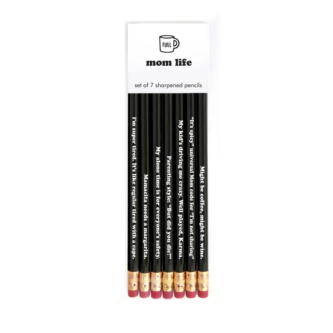 Mom Life Pencil Set