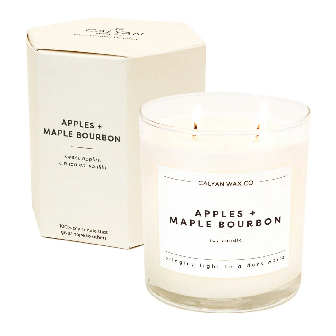 Apples + Maple Bourbon Soy Candle