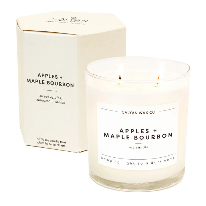 Apples + Maple Bourbon Soy Candle