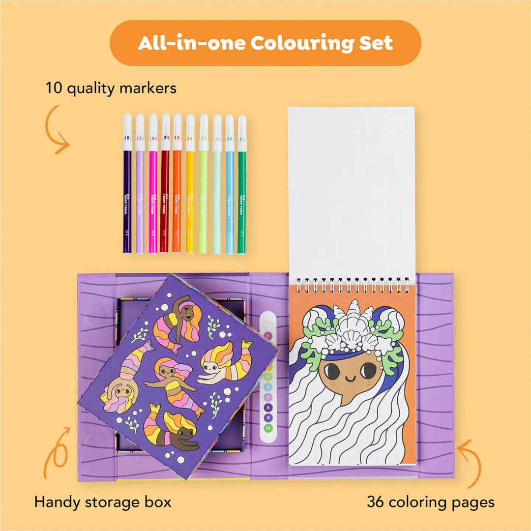 Color by Numbers - Mermaids and Friends