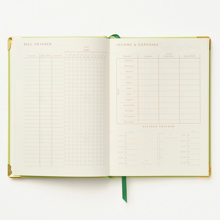 Woodland Scene Weekly Medium Bound Planner (Jan-Dec 2027)