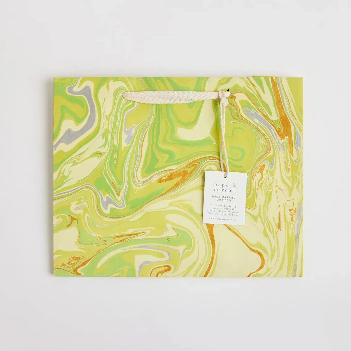 Hand Marbled Gift Bags - Free Spirit Limoncello