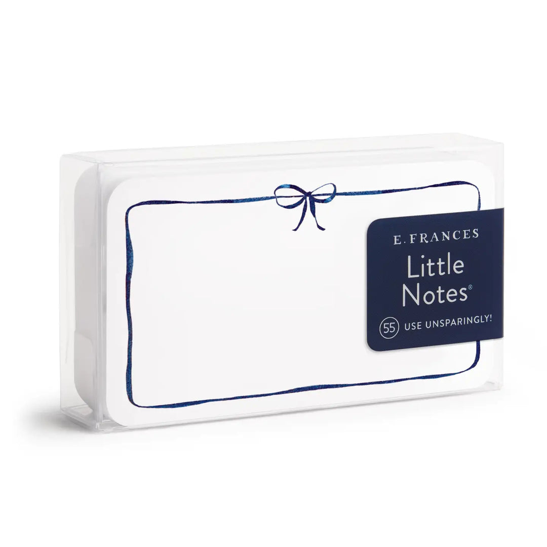 Navy Bow Little Notes