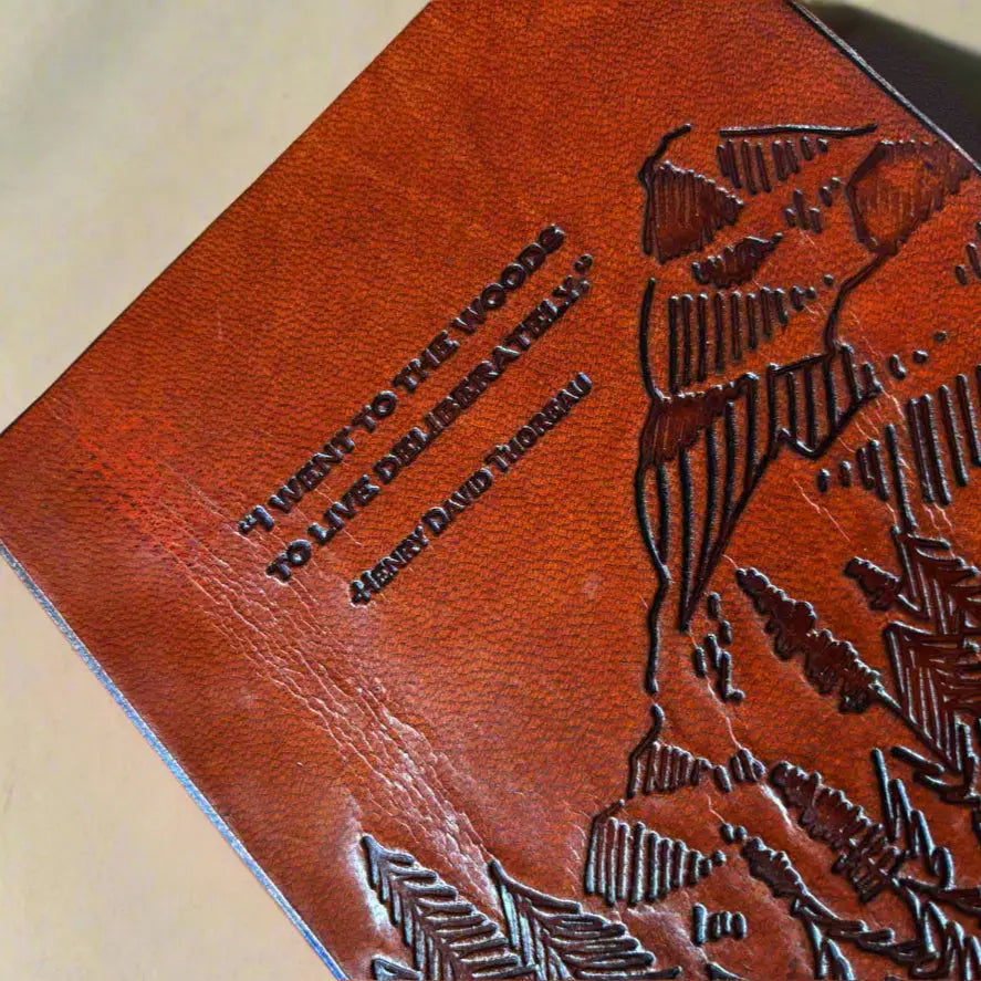 Henry David Thoreau Leather Journal