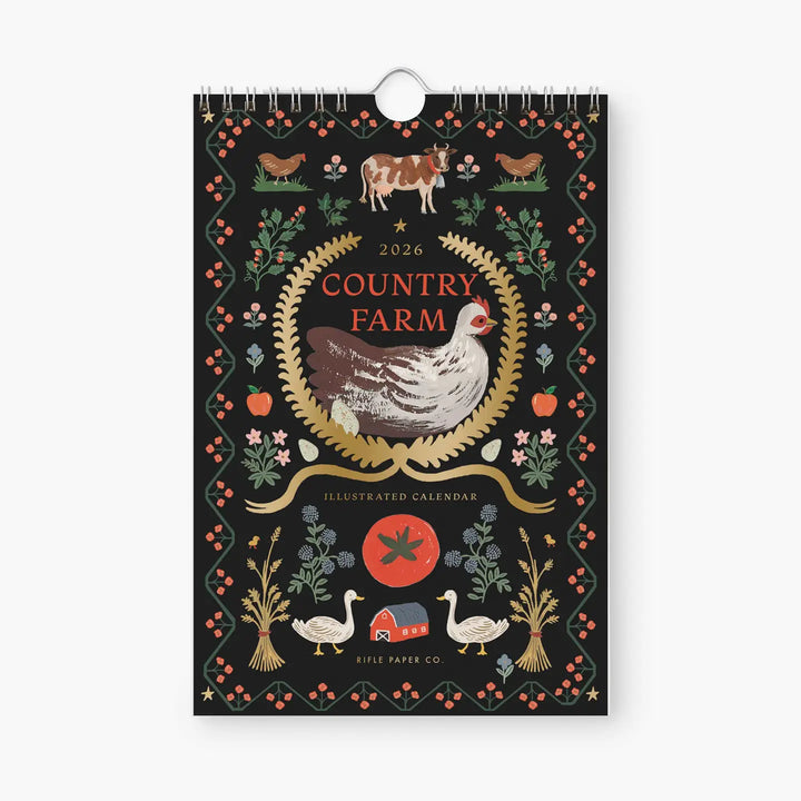 2026 Country Farm Kitchen Calendar