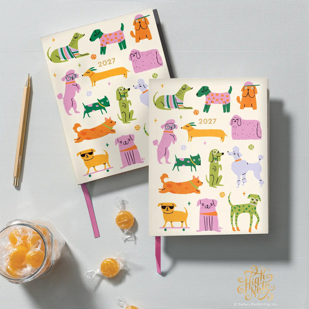 2027 Furry Friends High Note Softcover Planner