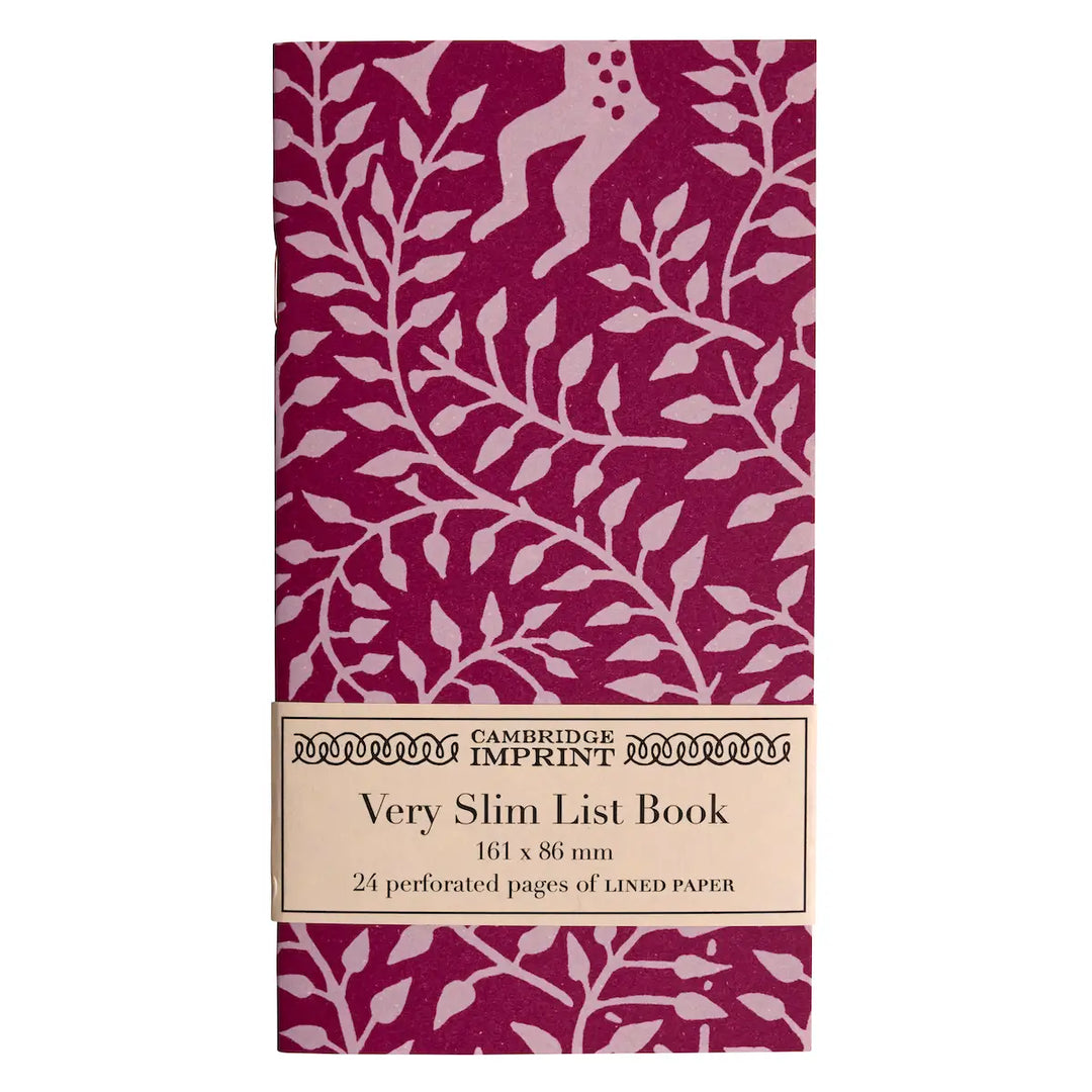 Very Slim List Notebooks