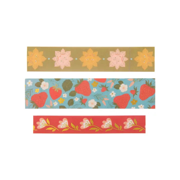 Washi Tape Set of 3 -  Summer Garden