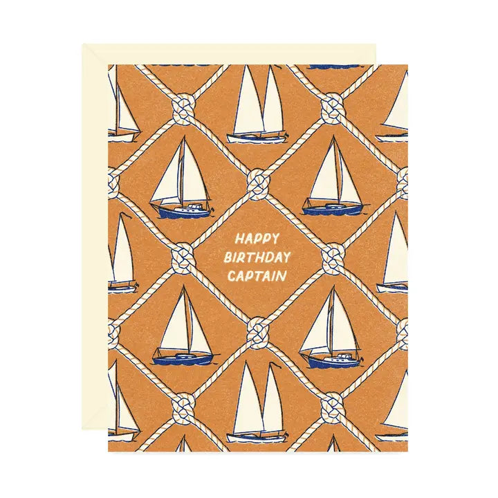 Boat Captain Birthday Card