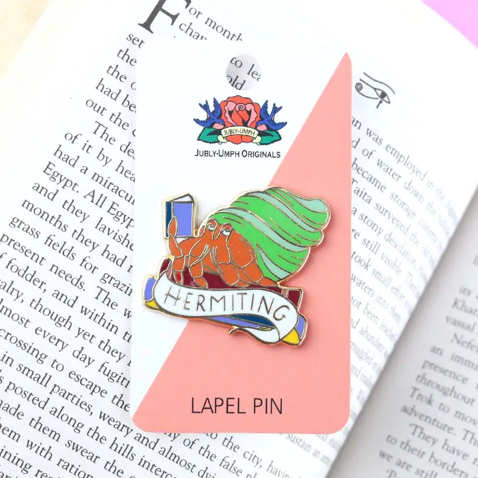 Hermiting Crab Enamel Pin