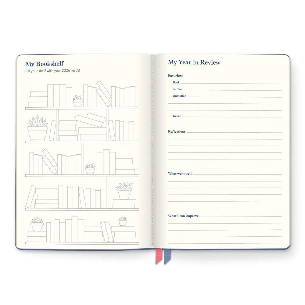 2026 Fully Booked Clara Clothbound Monthly Planner (Aug 2025 - Dec 2026)