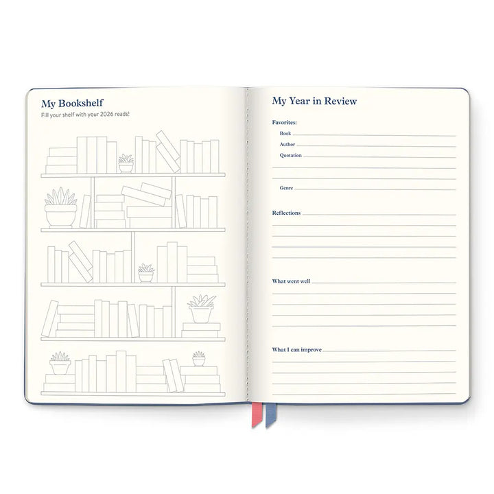 2026 Fully Booked Clara Clothbound Monthly Planner (Aug 2025 - Dec 2026)