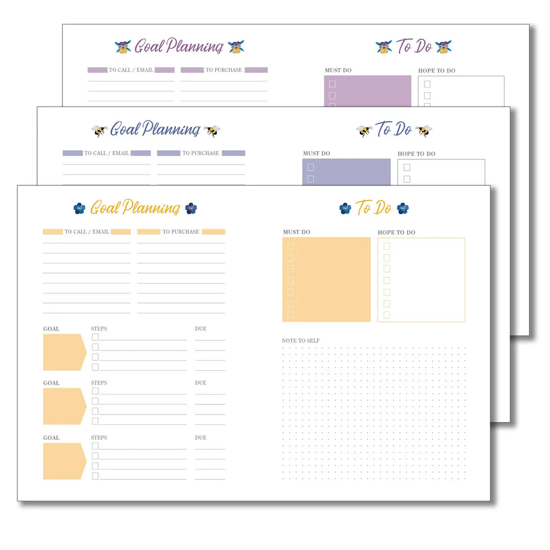 2027 Garden Bee High Note Softcover Planner