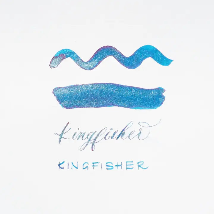 Tom's Studio Shimmer Ink - 70 Kingfisher (50ml Bottled Ink)
