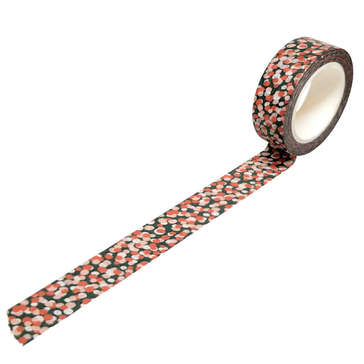 Confetti Dot Washi Tape - Pink, Red, and Green