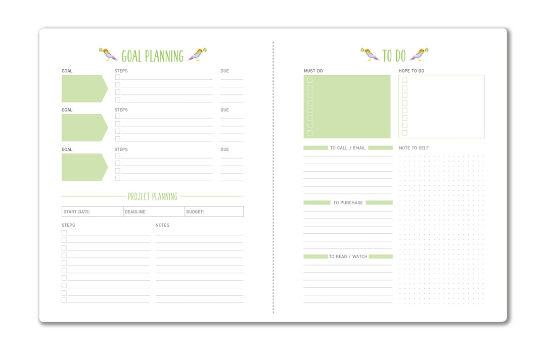 2027 Pets High Note Monthly Planner