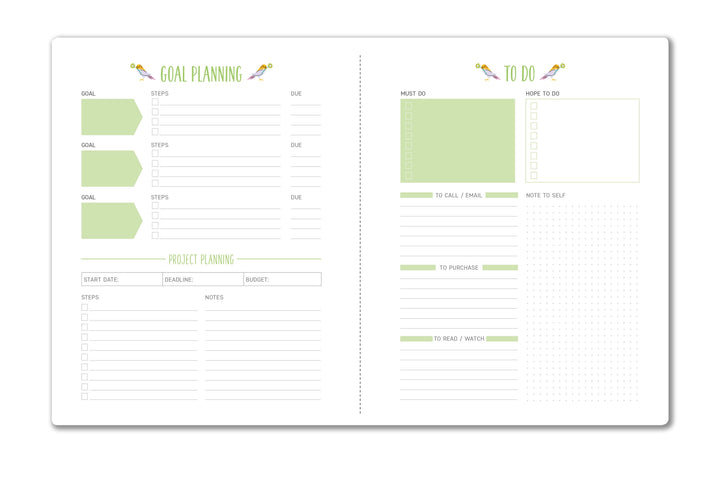 2027 Pets High Note Monthly Planner
