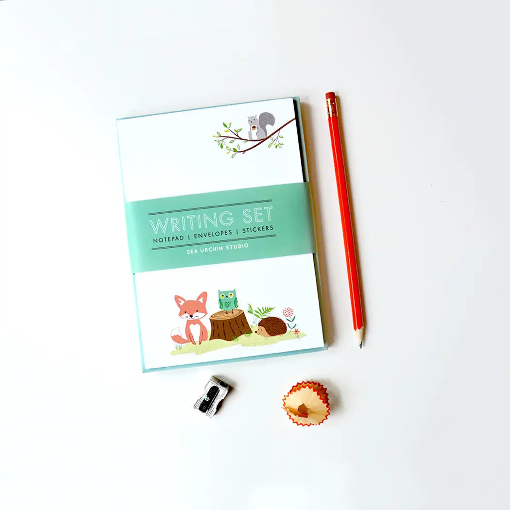 Children's Writing Set: Woodland Animals