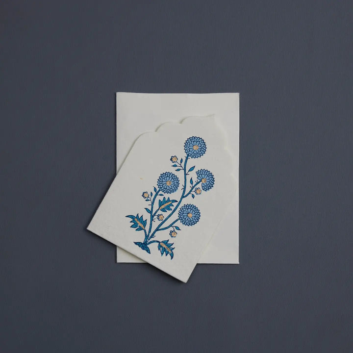 Boxed Artisan Notecard Set - Sandook Sapphire