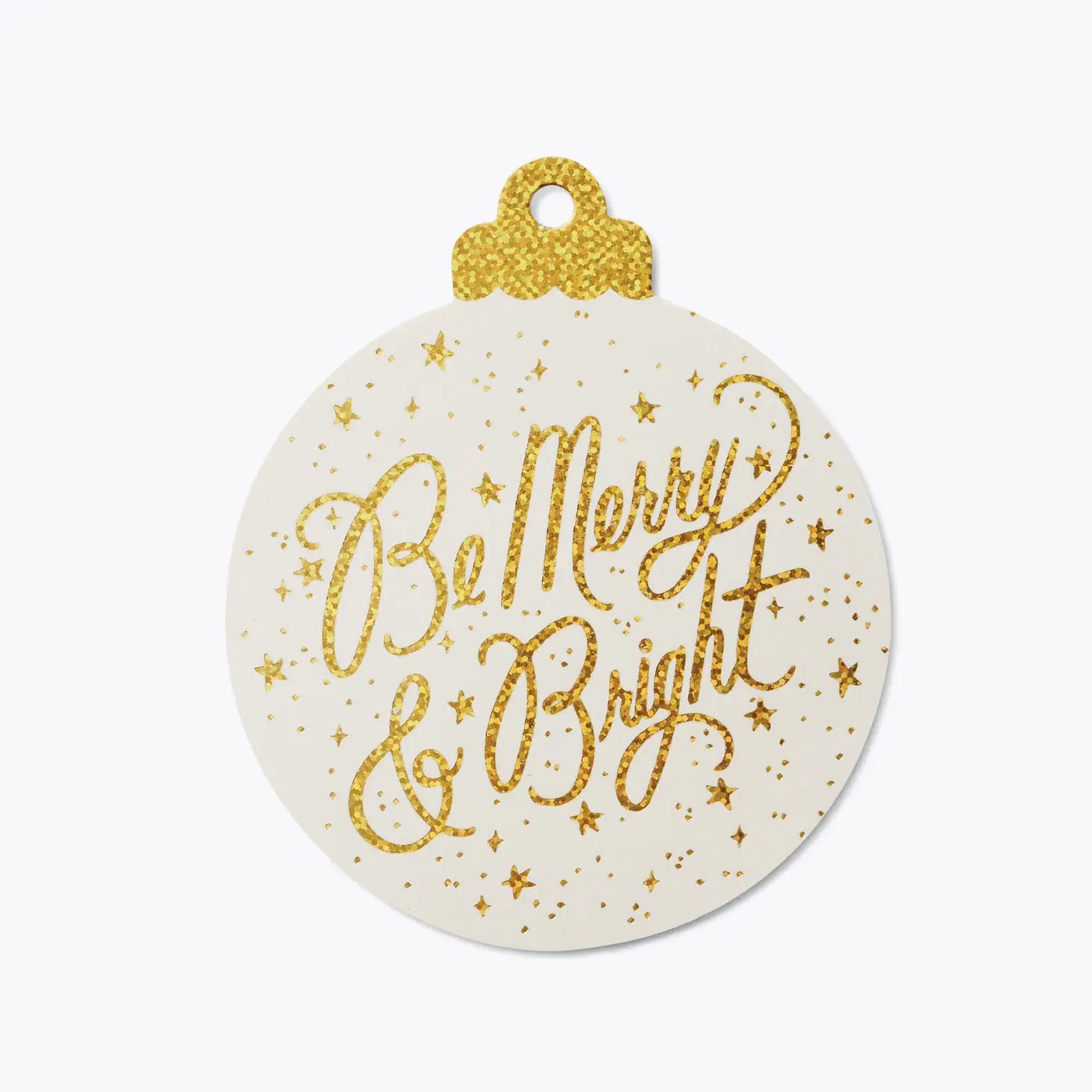 Be Merry and Bright Die-Cut Gift Tags (Set of 8)