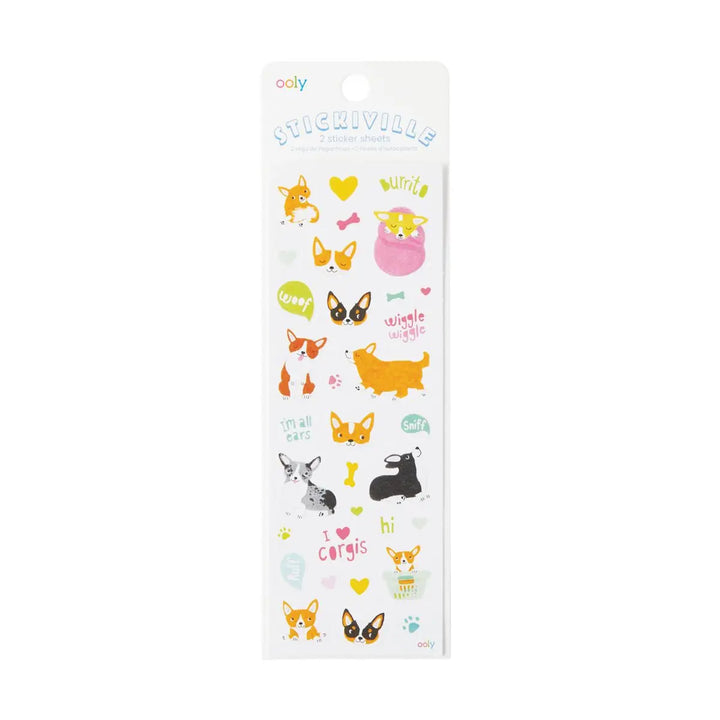 Stickiville Corgis Stickers