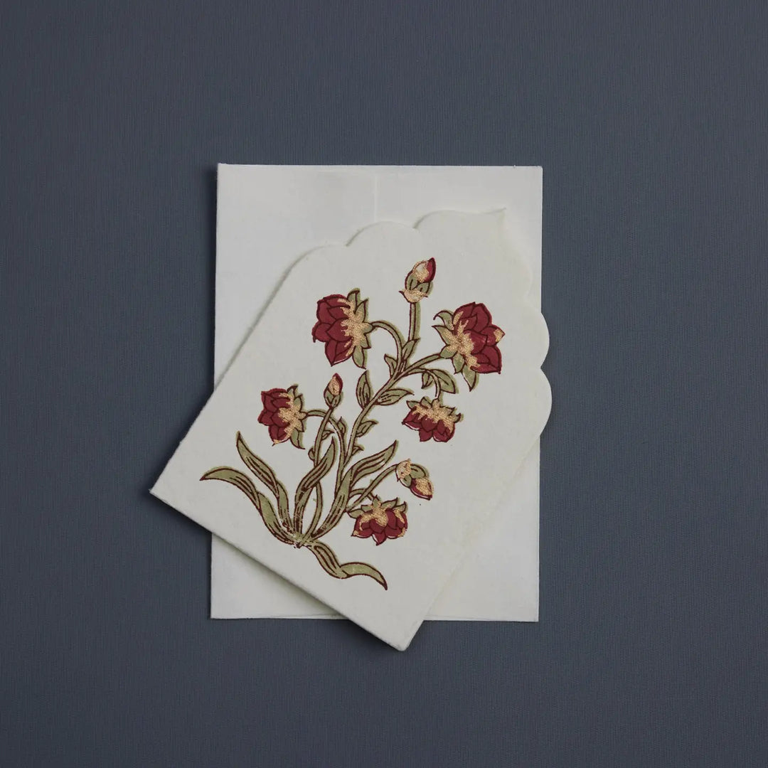 Boxed Artisan Notecard Set - Sandook Ruby