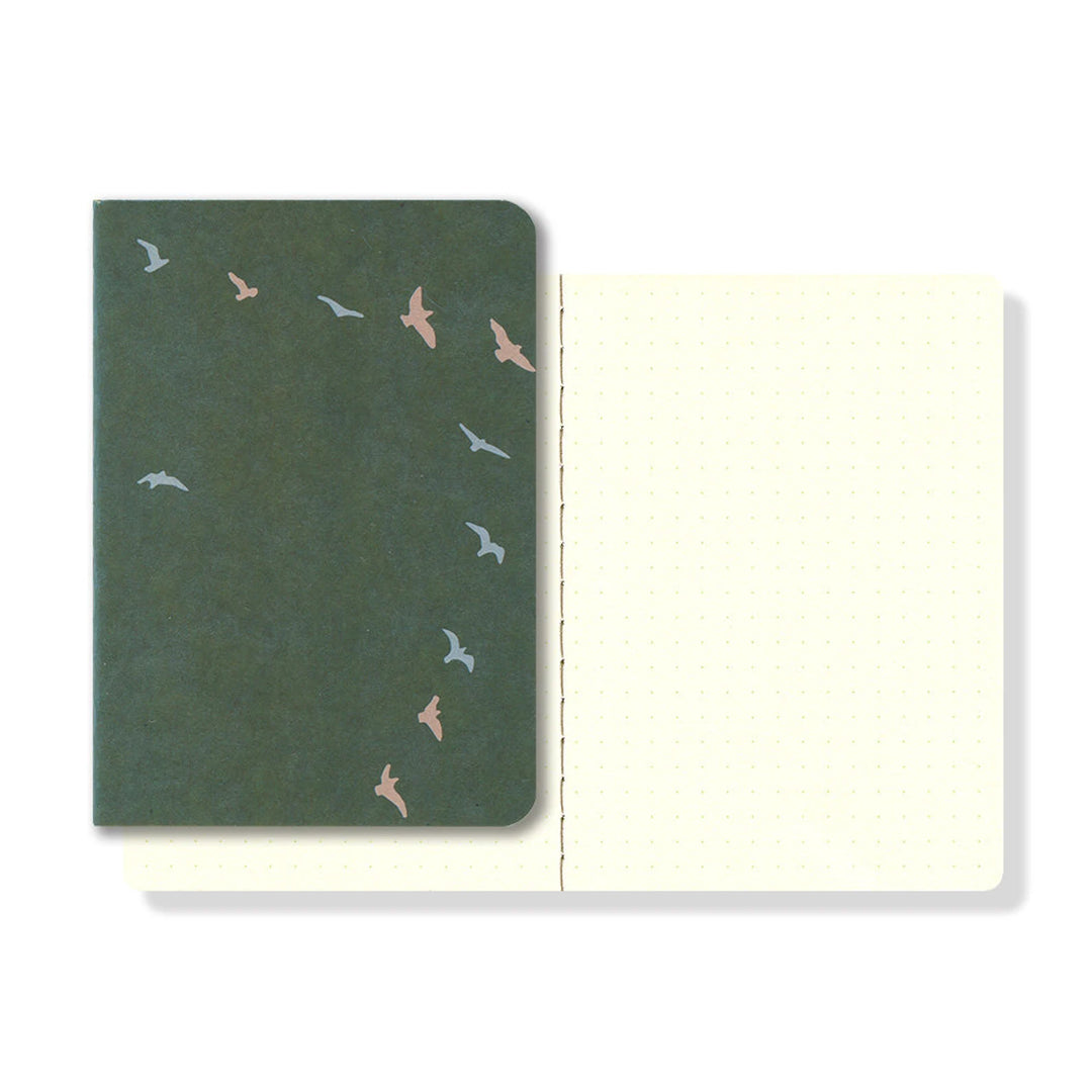 RO-BIKI Flying Birds Notebook -  Dot Grid