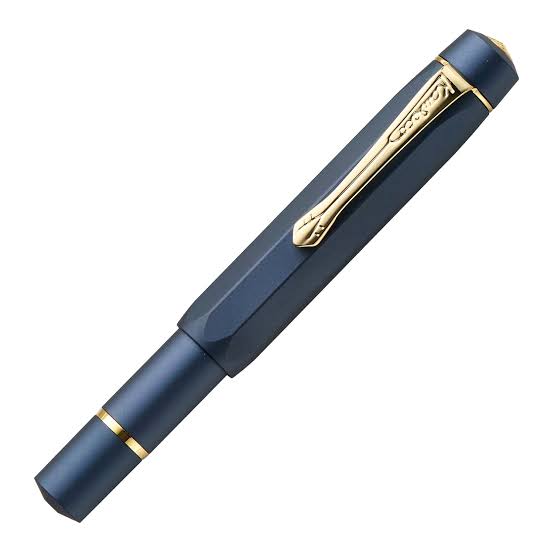 Kaweco AL Sport Piston Fill Fountain Pen Starter Set - Navy/Gold