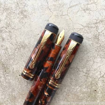 Kaweco DIA 2 Set - Amber Rollerball and Fountain Pen (Medium)